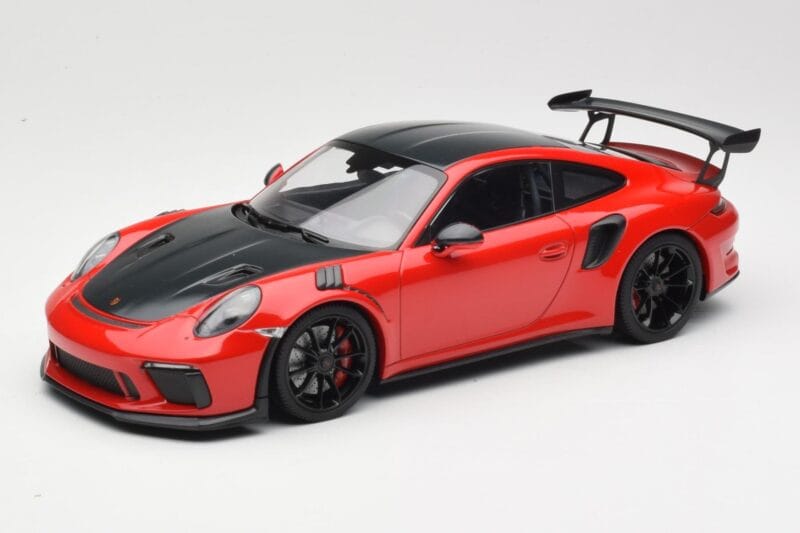 Porsche 911 991.2 GT3 RS Weissach Package Κόκκινο με Μαύρες Ζάντες Minichamps 1:18 155068230 Μέταλλο
