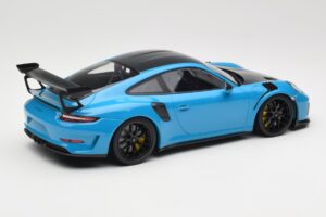 Porsche 911 991.2 GT3 RS Weissach Package Shark Blue Μαύρες Ζάντες Μαγνησίου Minichamps 1:18 153068224 Μέταλλο - εικόνα 2 από 6