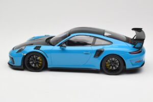 Porsche 911 991.2 GT3 RS Weissach Package Shark Blue Μαύρες Ζάντες Μαγνησίου Minichamps 1:18 153068224 Μέταλλο - εικόνα 3 από 6