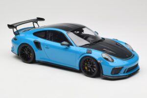 Porsche 911 991.2 GT3 RS Weissach Package Shark Blue Μαύρες Ζάντες Μαγνησίου Minichamps 1:18 153068224 Μέταλλο - εικόνα 4 από 6