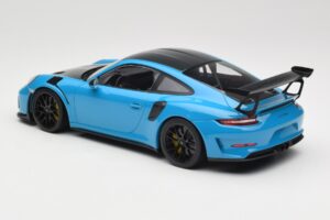 Porsche 911 991.2 GT3 RS Weissach Package Shark Blue Μαύρες Ζάντες Μαγνησίου Minichamps 1:18 153068224 Μέταλλο - εικόνα 5 από 6