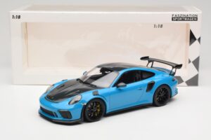 Porsche 911 991.2 GT3 RS Weissach Package Shark Blue Μαύρες Ζάντες Μαγνησίου Minichamps 1:18 153068224 Μέταλλο - εικόνα 6 από 6