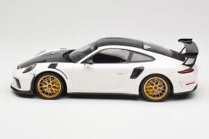 Porsche 911 991.2 GT3 RS Weissach Package Λευκό Χρυσές Ζάντες Μαγνησίου Minichamps 1:18 153068238 Μέταλλο - εικόνα 3 από 6