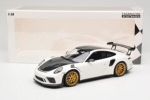 Porsche 911 991.2 GT3 RS Weissach Package Λευκό Χρυσές Ζάντες Μαγνησίου Minichamps 1:18 153068238 Μέταλλο - εικόνα 6 από 6