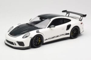 Porsche 911 991.2 GT3 RS Weissach Package Λευκό Wording Μαύρες Ζάντες Μαγνησίου Minichamps 1:18 153068225 Μέταλλο