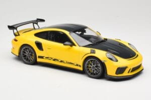 Porsche 911 991.2 GT3 RS Κίτρινο Weissach Package Platinum Wheels Minichamps 1:18 155068221 Μέταλλο - εικόνα 4 από 6
