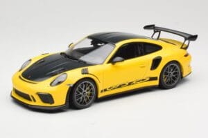 Porsche 911 991.2 GT3 RS Κίτρινο Weissach Package Platinum Wheels Minichamps 1:18 155068221 Μέταλλο