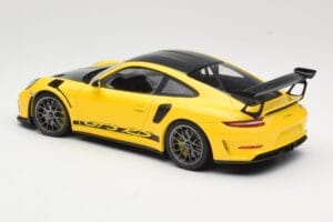 Porsche 911 991.2 GT3 RS Κίτρινο Weissach Package Platinum Wheels Minichamps 1:18 155068221 Μέταλλο - εικόνα 5 από 6