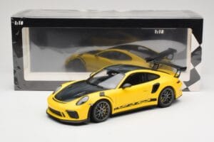 Porsche 911 991.2 GT3 RS Κίτρινο Weissach Package Platinum Wheels Minichamps 1:18 155068221 Μέταλλο - εικόνα 6 από 6