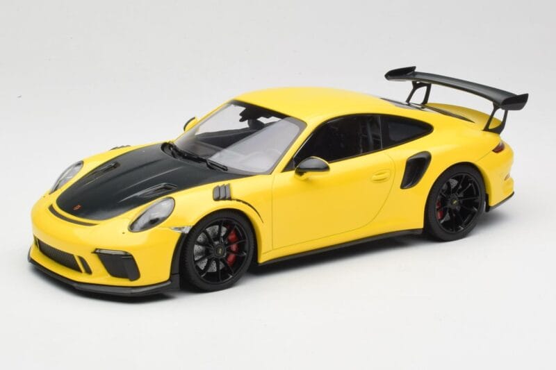 Porsche 911 991.2 GT3 RS Κίτρινο με Μαύρες Ζάντες Minichamps 1:18 155068231 Μέταλλο