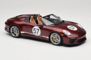 Porsche 911 991.2 Speedster Heritage Edition Cherry Metallic GT Spirit 1:18 GT929 Ρητίνη - εικόνα 4 από 6