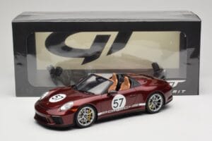 Porsche 911 991.2 Speedster Heritage Edition Cherry Metallic GT Spirit 1:18 GT929 Ρητίνη - εικόνα 6 από 6