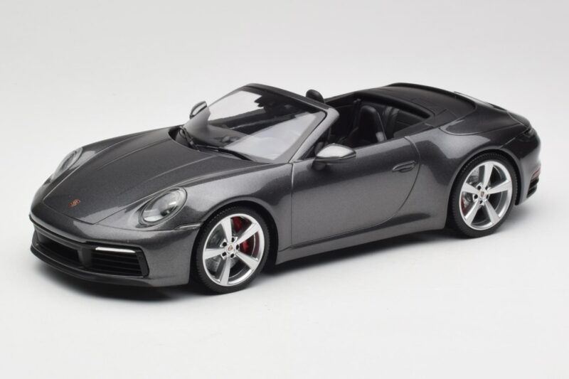 Porsche 911 992 Carrera 4S Καμπριολέ Agate Grey Metallic Minichamps 1:18 155067336 Μέταλλο