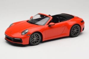 Porsche 911 992 Carrera 4S Καμπριολέ Πορτοκαλί Minichamps 1:18 155067334 Μέταλλο