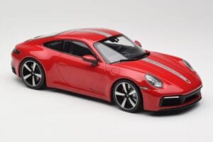 Porsche 911 992 Carrera 4S Carmine Red Minichamps 1:18 155067326 Μέταλλο - εικόνα 4 από 6