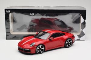Porsche 911 992 Carrera 4S Carmine Red Minichamps 1:18 155067326 Μέταλλο - εικόνα 6 από 6