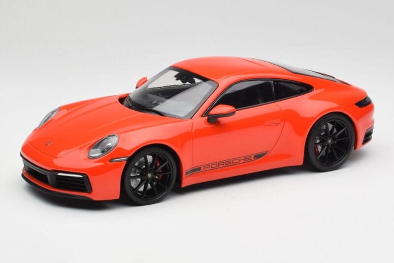 Porsche 911 992 Carrera 4S Lava Πορτοκαλί Minichamps 1:18 155067327 Μέταλλο
