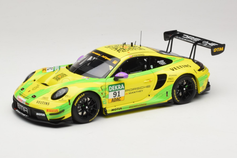 Porsche 911 GT3 R #91 T. Preining Manthey EMA DTM Hockenheim Champion 2023 Minichamps 1:18 MG-M-911-DTM-n91-23-1801 Μέταλλο
