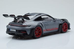 Porsche 911 992 GT3 RS Arctic Γκρι Pyro Κόκκινο Norev 1:18 187350 Μέταλλο - εικόνα 3 από 8