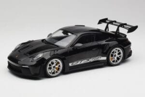 Porsche 911 992 GT3 RS Μαύρο Με Ασημί Ζάντες Minichamps 1:18 155062231 Μέταλλο