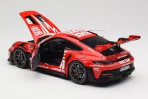 Porsche 911 992 GT3 RS Getspeed Race Taxi Guards Red Minichamps 1:18 110062040 Μέταλλο - εικόνα 5 από 8