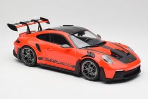 Porsche 911 992 GT3 RS Guards Πορτοκαλί & Ασημί Ζάντες Minichamps 1:18 911992002 Μέταλλο - εικόνα 4 από 6