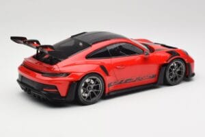 Porsche 911 992 GT3 RS Guards Κόκκινο & Ασημί Ζάντες Weissach Package Minichamps 1:18 153062246 Μέταλλο - εικόνα 2 από 6