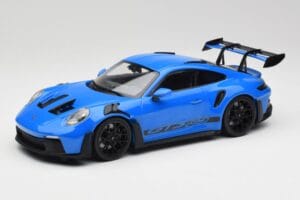 Porsche 911 992 GT3 RS Shark Μπλε & Μαύρες Ζάντες Minichamps 1:18 153062233 Μέταλλο