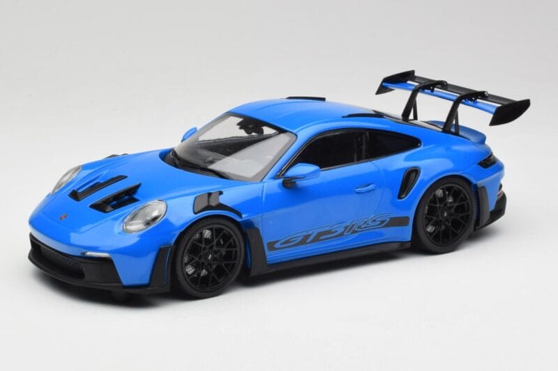 Porsche 911 992 GT3 RS Shark Μπλε & Μαύρες Ζάντες Minichamps 1:18 153062233 Μέταλλο