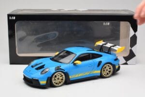 Porsche 911 992 GT3 RS Shark Μπλε & Κίτρινο Decor Concept Minichamps 1:18 911992001 Μέταλλο - εικόνα 8 από 8