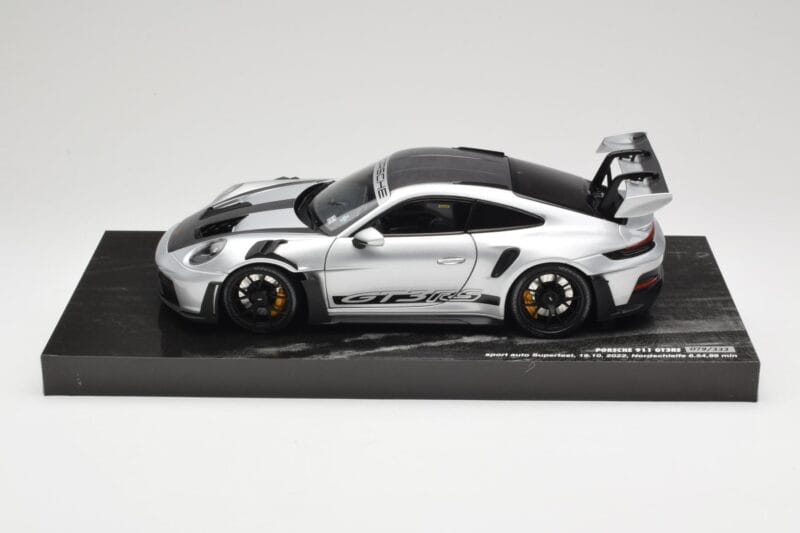 Porsche 911 992 GT3 RS Ασημί Weissach Package Minichamps 1:18 110062020 Μέταλλο