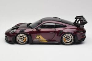 Porsche 911 992 GT3 RS Ultraviolet & Ασημί Ζάντες Minichamps 1:18 110062029 Μέταλλο - εικόνα 4 από 8