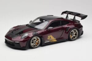 Porsche 911 992 GT3 RS Ultraviolet & Ασημί Ζάντες Minichamps 1:18 110062029 Μέταλλο