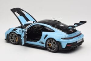 Porsche 911 992 GT3 RS Weissach Pack Gulf Blue Norev 1:18 187367 Μέταλλο - εικόνα 5 από 8