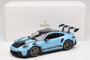Porsche 911 992 GT3 RS Weissach Pack Gulf Blue Norev 1:18 187367 Μέταλλο - εικόνα 8 από 8