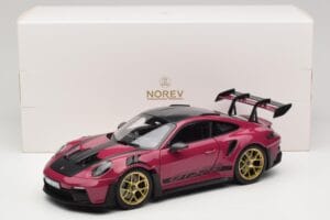 Porsche 911 992 GT3 RS Weissach Package Ruby Star Norev 1:18 187370 Μέταλλο - εικόνα 8 από 8