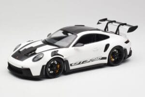 Porsche 911 992 GT3 RS Λευκό & Μαύρες Ζάντες Minichamps 1:18 155062230 Μέταλλο