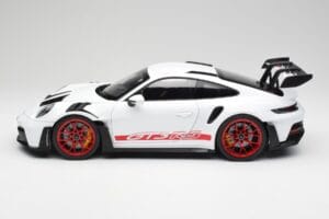 Porsche 911 992 GT3 RS Λευκό & Pyro Κόκκινο Norev 1:12 127530 Μέταλλο - εικόνα 3 από 6