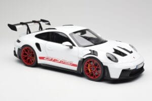 Porsche 911 992 GT3 RS Λευκό & Pyro Κόκκινο Norev 1:12 127530 Μέταλλο - εικόνα 4 από 6