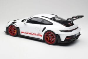 Porsche 911 992 GT3 RS Λευκό & Pyro Κόκκινο Norev 1:12 127530 Μέταλλο - εικόνα 5 από 6