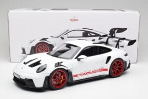 Porsche 911 992 GT3 RS Λευκό & Pyro Κόκκινο Norev 1:12 127530 Μέταλλο - εικόνα 6 από 6