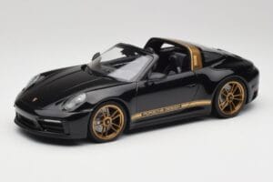 Porsche 911 992 Targa Porsche Design Μαύρο & Χρυσό Concept Minichamps 1:18 PORSCHE001 Μέταλλο