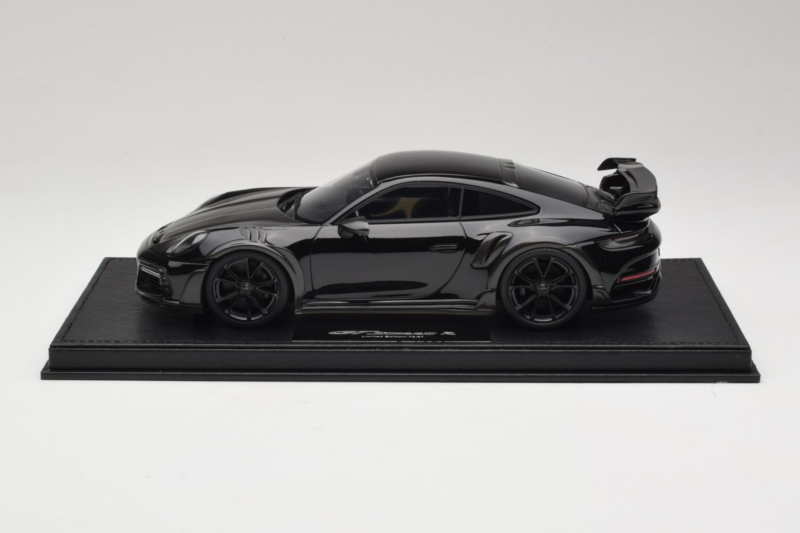 Porsche 911 992 TechArt GTstreet R Μαύρο Με Μαύρες Ζάντες TechArt 1:18 REMC012 Ρητίνη