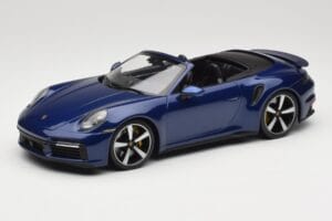 Porsche 911 992 Turbo S Καμπριολέ Blue Metallic Minichamps 1:18 155069081 Μέταλλο