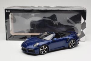 Porsche 911 992 Turbo S Καμπριολέ Blue Metallic Minichamps 1:18 155069081 Μέταλλο - εικόνα 6 από 6