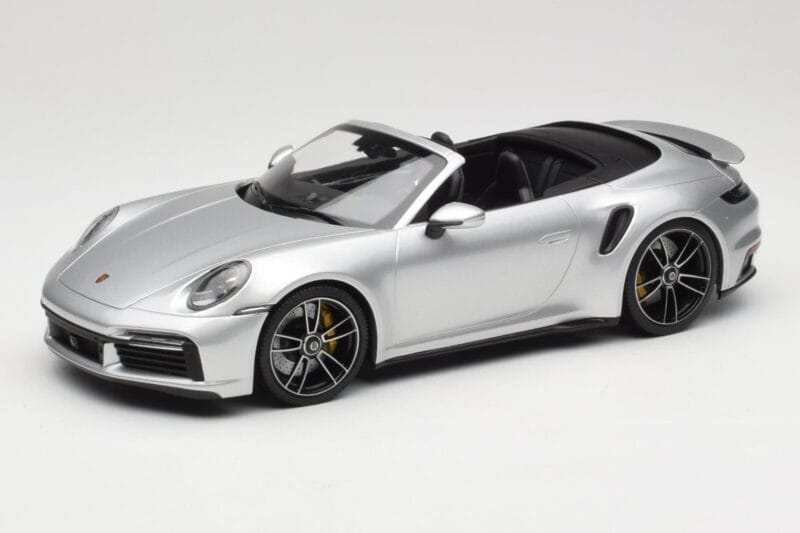Porsche 911 992 Turbo S Καμπριολέ Ασημί Minichamps 1:18 155069082 Μέταλλο