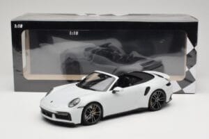 Porsche 911 992 Turbo S Καμπριολέ White Metallic Minichamps 1:18 155069080 Μέταλλο - εικόνα 6 από 6