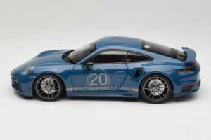 Porsche 911 992 Turbo S Coupe Sport Design Μπλε Minichamps 1:18 113069073 Μέταλλο - εικόνα 4 από 8