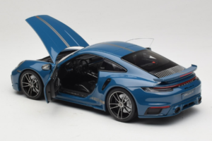Porsche 911 992 Turbo S Coupe Sport Design Μπλε Minichamps 1:18 113069073 Μέταλλο - εικόνα 5 από 8