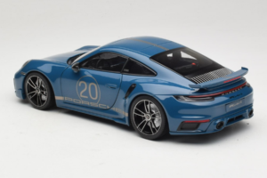 Porsche 911 992 Turbo S Coupe Sport Design Μπλε Minichamps 1:18 113069073 Μέταλλο - εικόνα 7 από 8